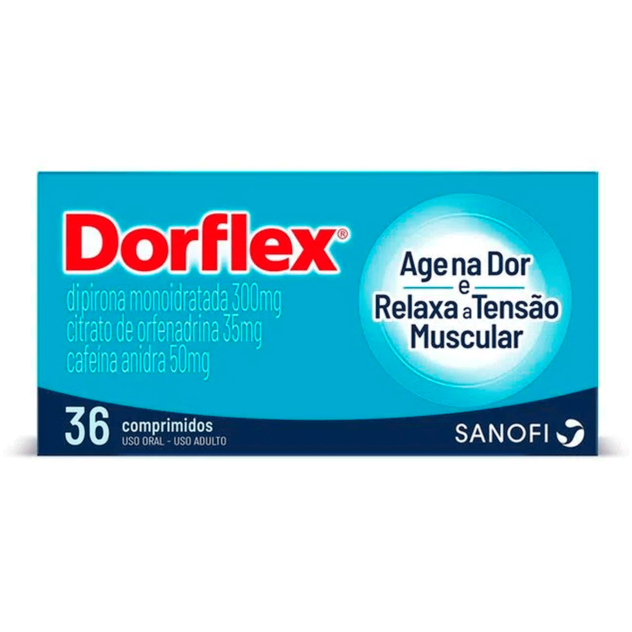 Thumbnail de DORFLEX 300MG+35MG+50MG CAIXA COM 36 COMPRIMIDOS