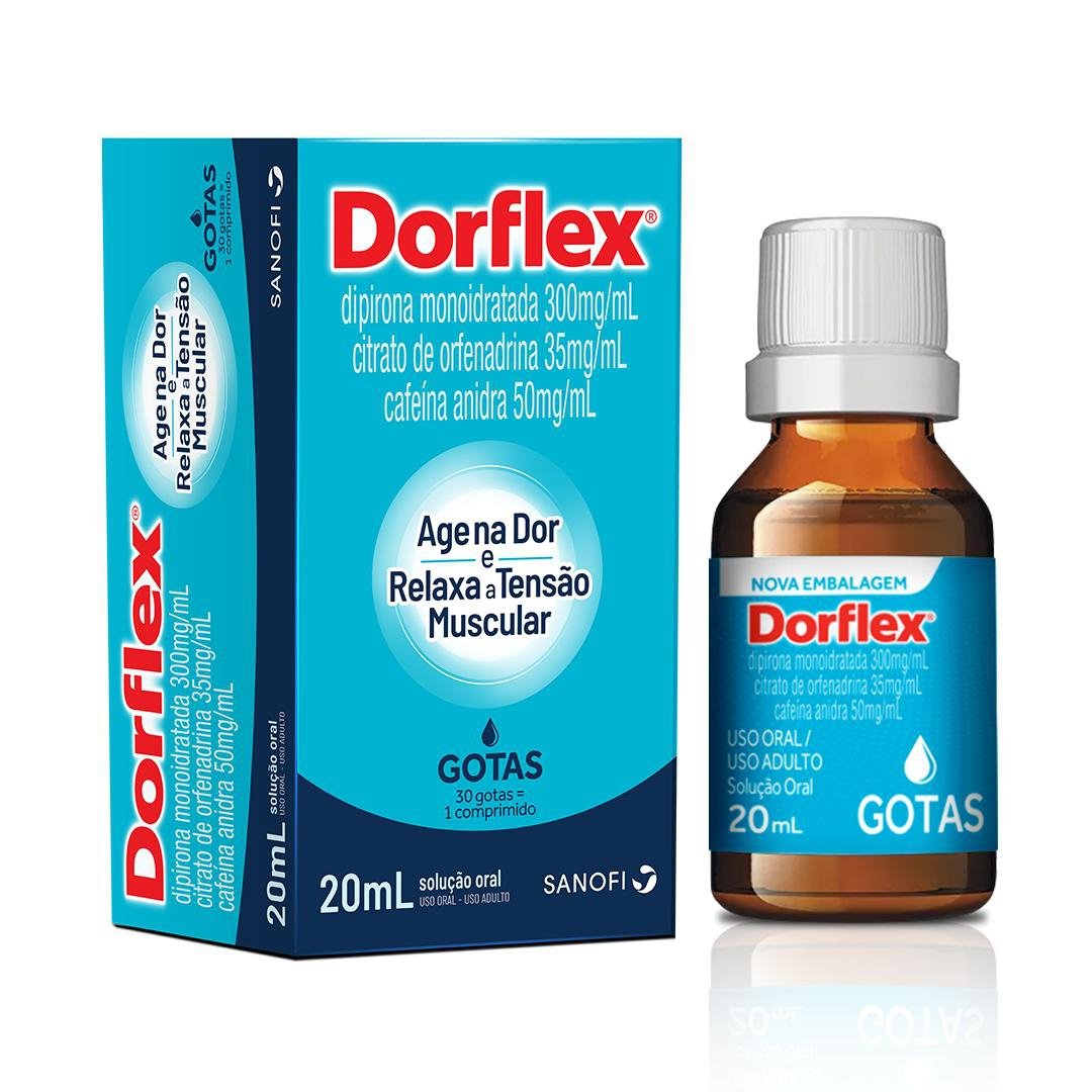 DORFLEX 35MG+300MG+50MG/ML SOLUCAO ORAL FRASCO COM 20ML