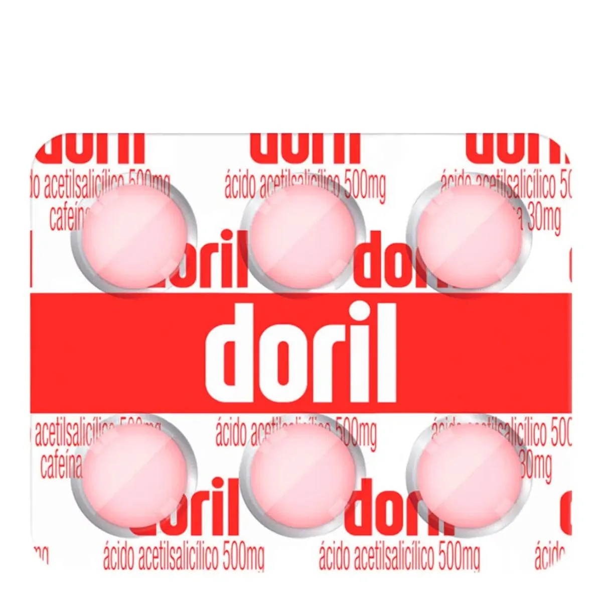 Thumbnail de DORIL 500MG+30MG CARTELA COM 6 COMPRIMIDOS