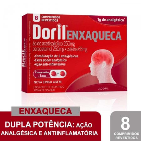 Thumbnail de DORIL ENXAQUECA BLISTER COM 8 COMPRIMIDOS