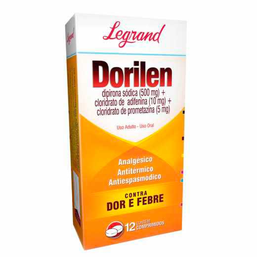 DORILEN CAIXA COM 12 COMPRIMIDOS