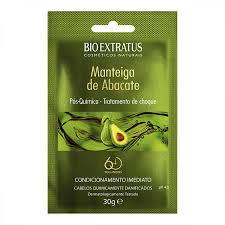 DOSE DE TRATAMENTO BIO EXTRATUS POS QUIMICA MANTEIGA DE ABACATE 30G