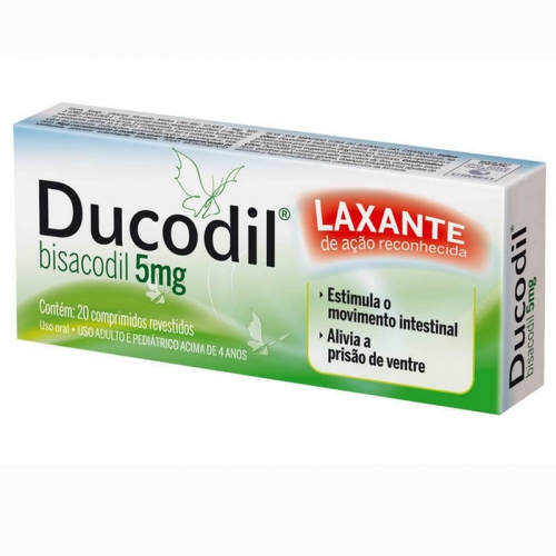 DUCODIL 5MG CAIXA COM 20 COMPRIMIDOS REVESTIDOS