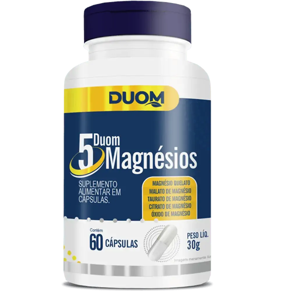 DUOM 5 MAGNESIOS COM 60 CAPSULAS