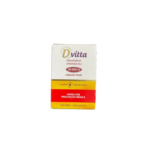 DVITTA 50000UI CAIXA COM 4 CAPSULAS