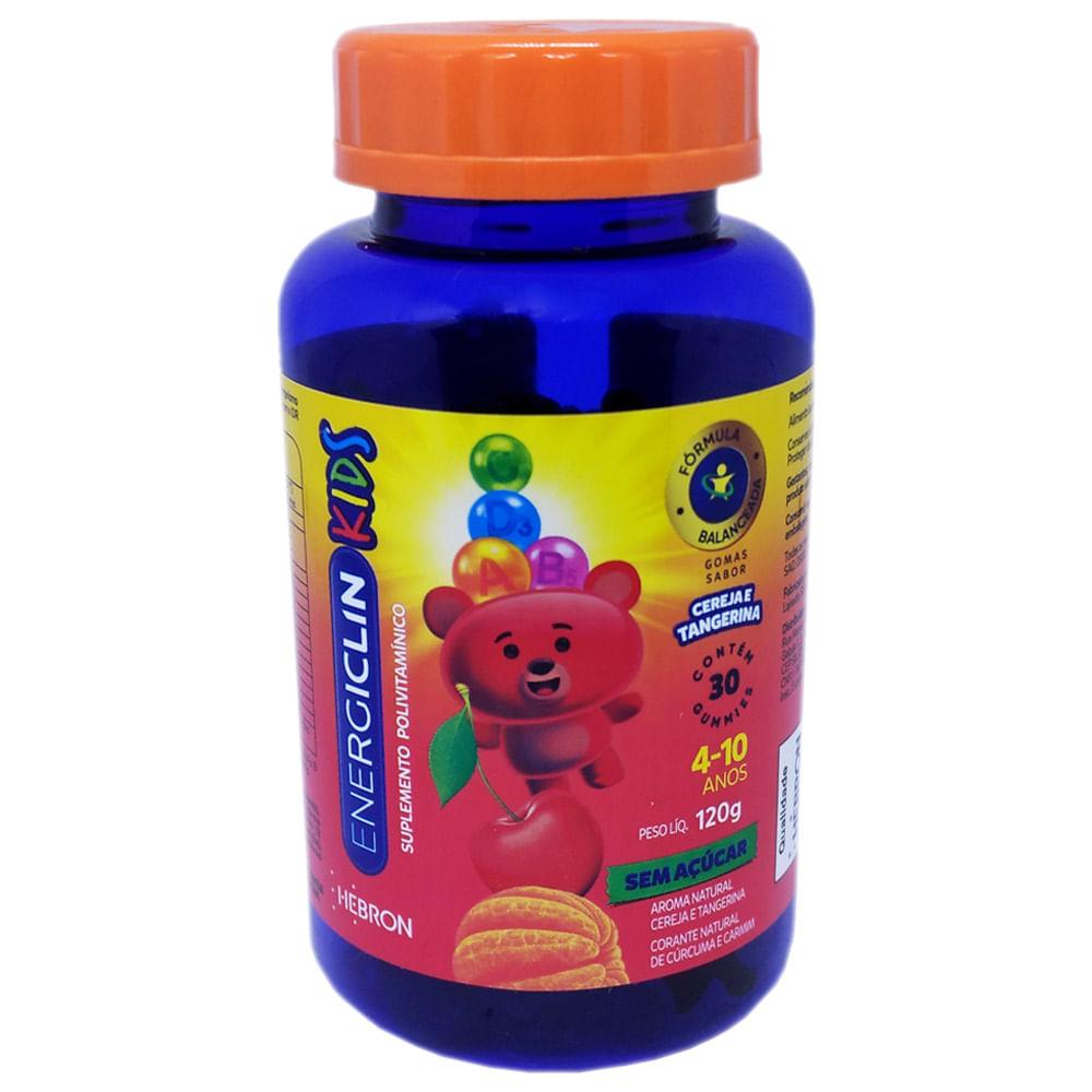 ENERGICLIN GOMAS COM 30 UNIDADES