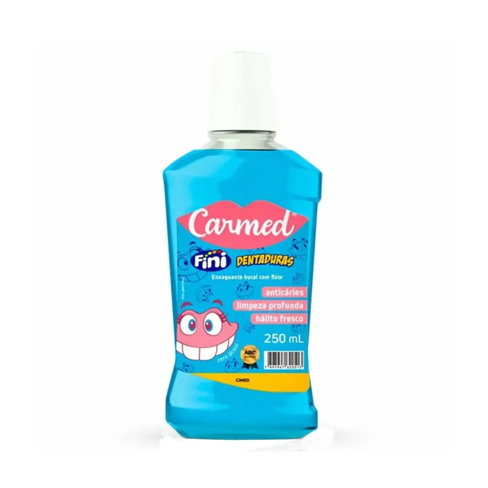 ENXAGUANTE BUCAL CARMED SABOR DENTADURA 250ML