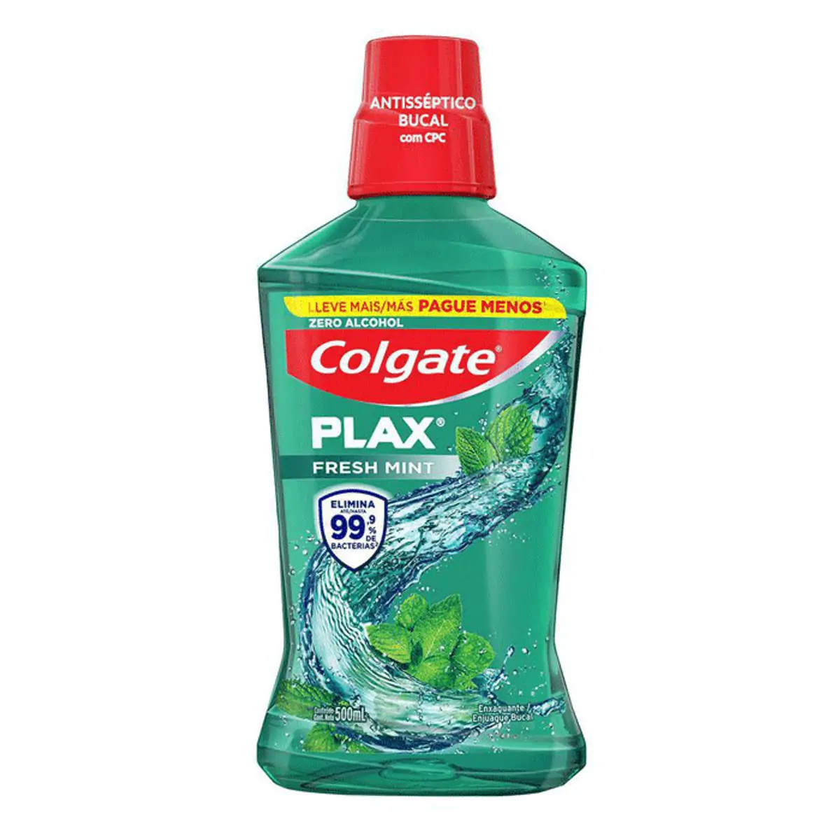 ENXAGUANTE BUCAL COLGATE PLAX FRESH MINT 500ML