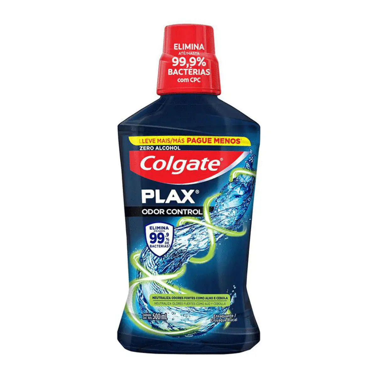 ENXAGUANTE BUCAL COLGATE PLAX ODOR CONTROL 500ML