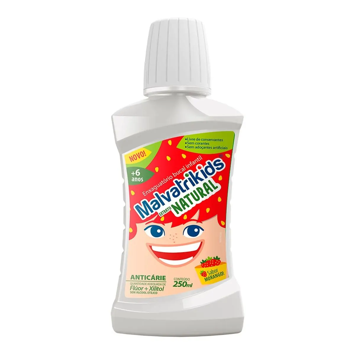 ENXAGUANTE BUCAL MALVATRIKIDS EXTRATO NATURAL 250ML