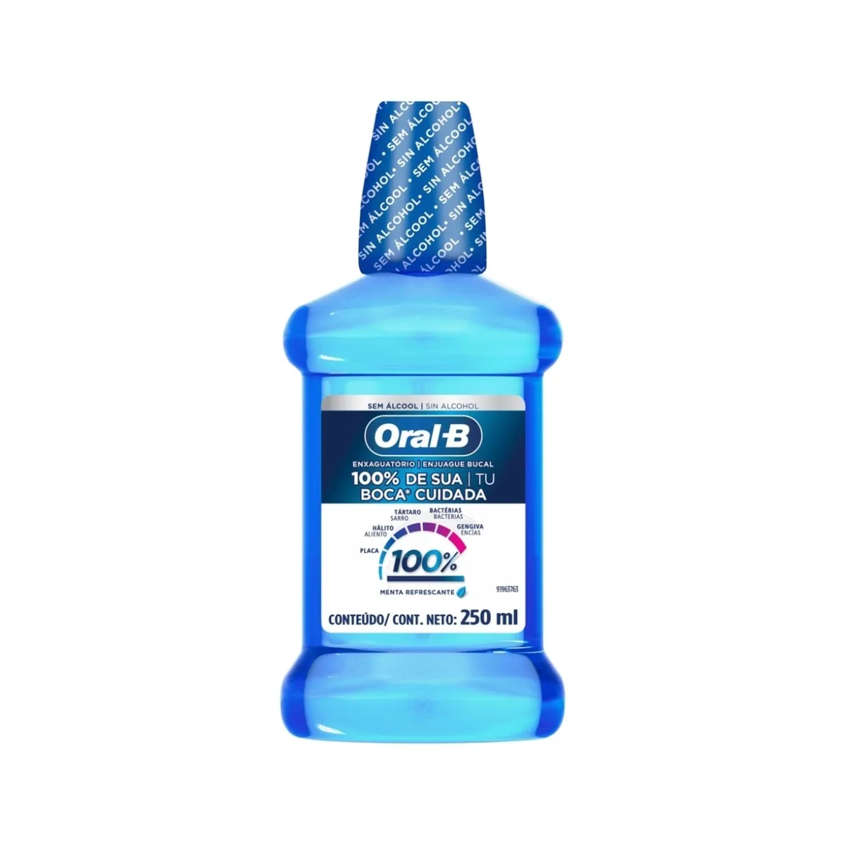 ENXAGUANTE BUCAL ORAL B 100% 250ML