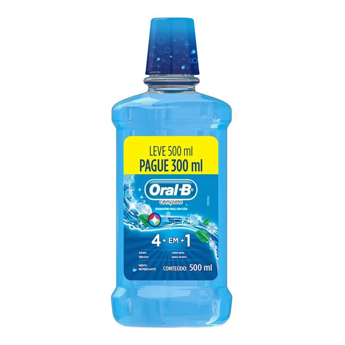 ENXAGUANTE BUCAL ORAL B COMPLETE MENTA 500ML