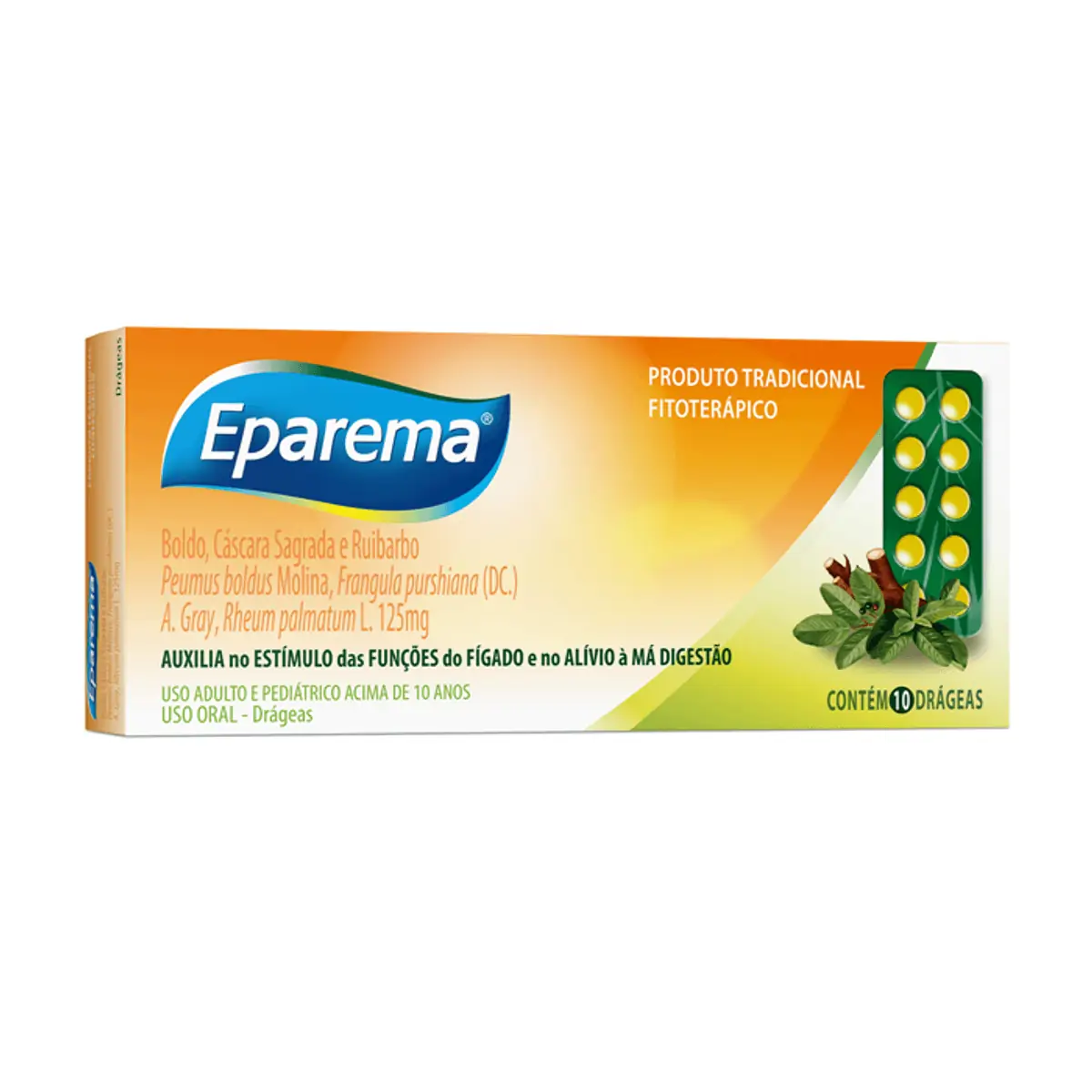 EPAREMA DRAGEAS CAIXA COM 10
