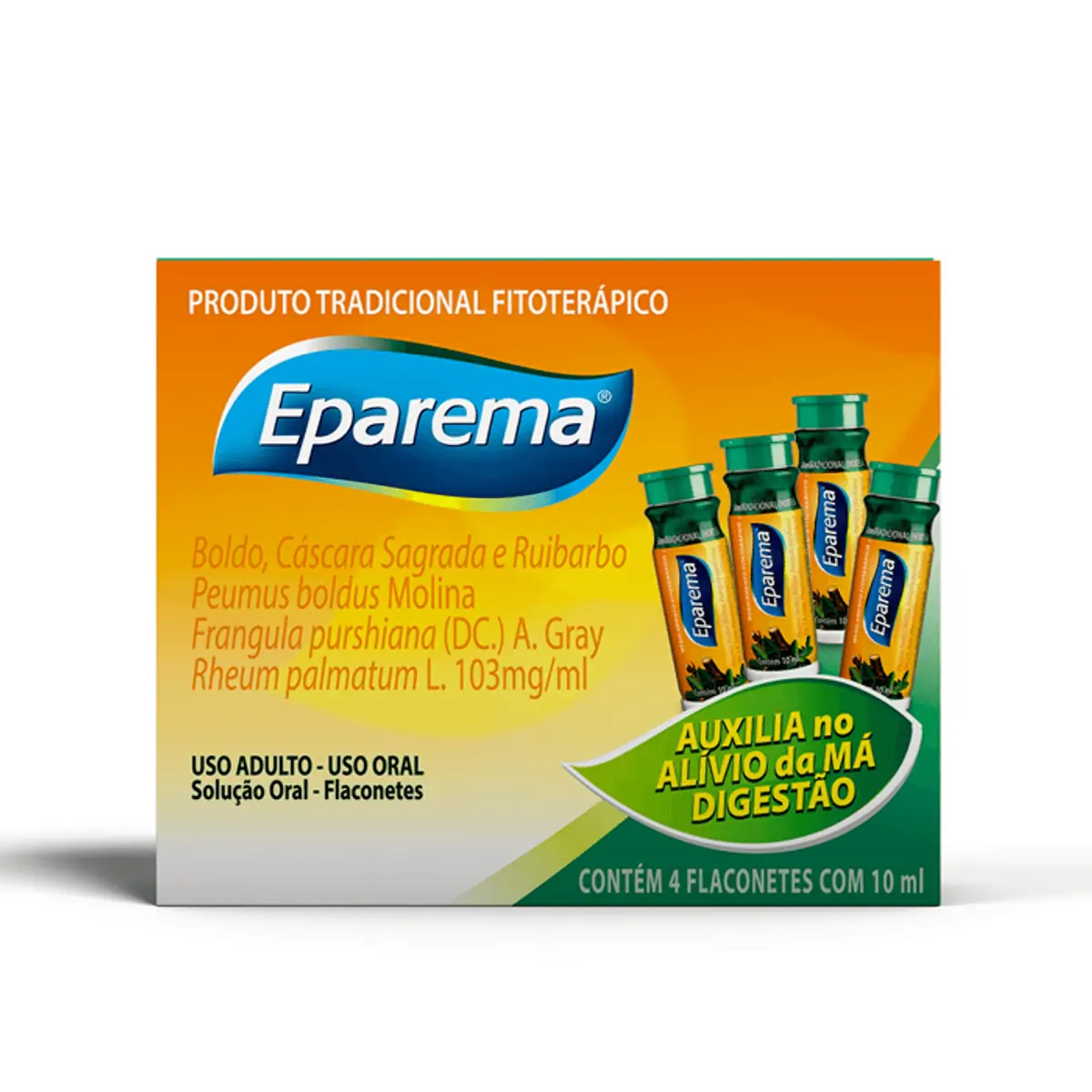 EPAREMA FLACONETES 10ML CAIXA COM 4