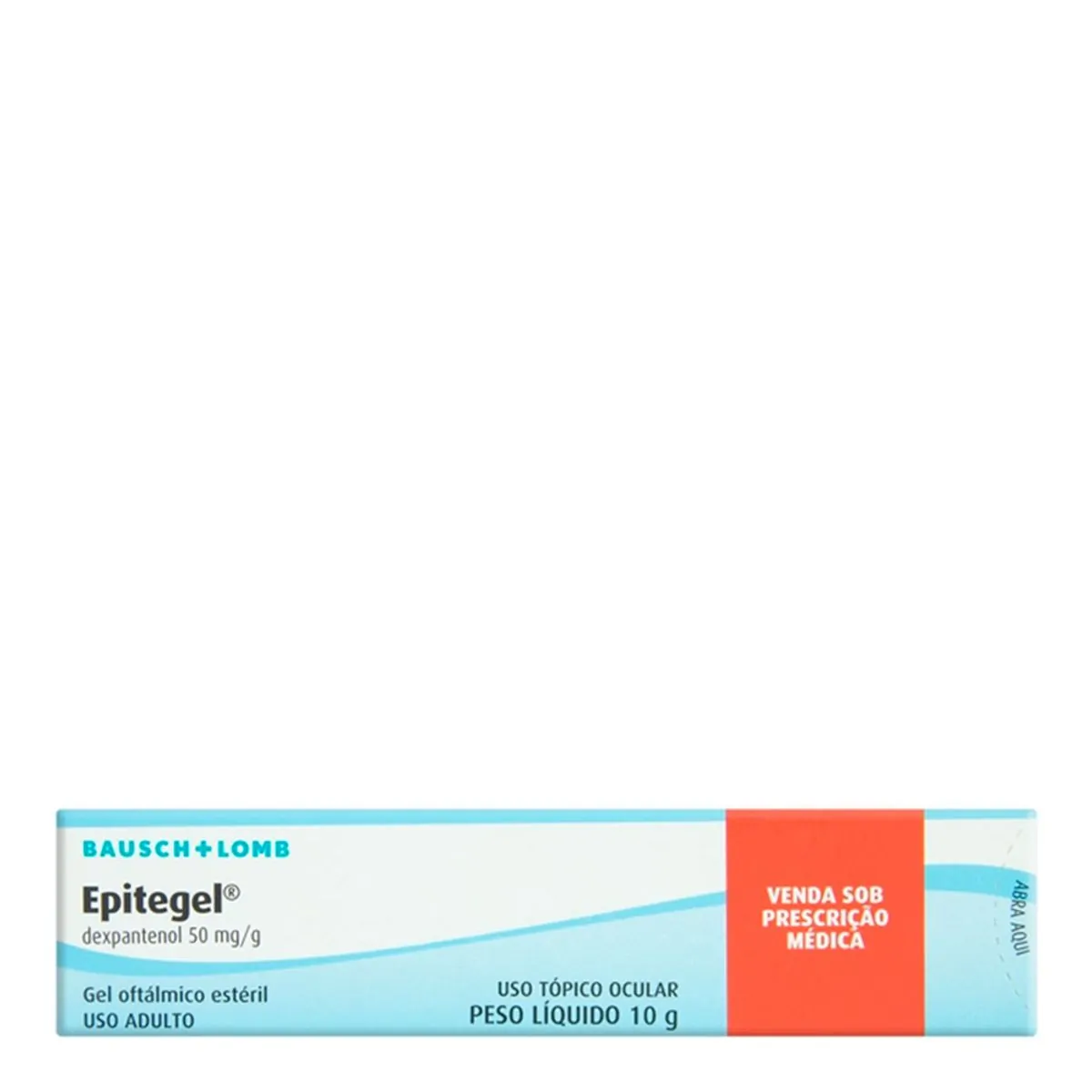 EPITEGEL 50MG/G GEL OFTALMICO BISNAGA COM 10G
