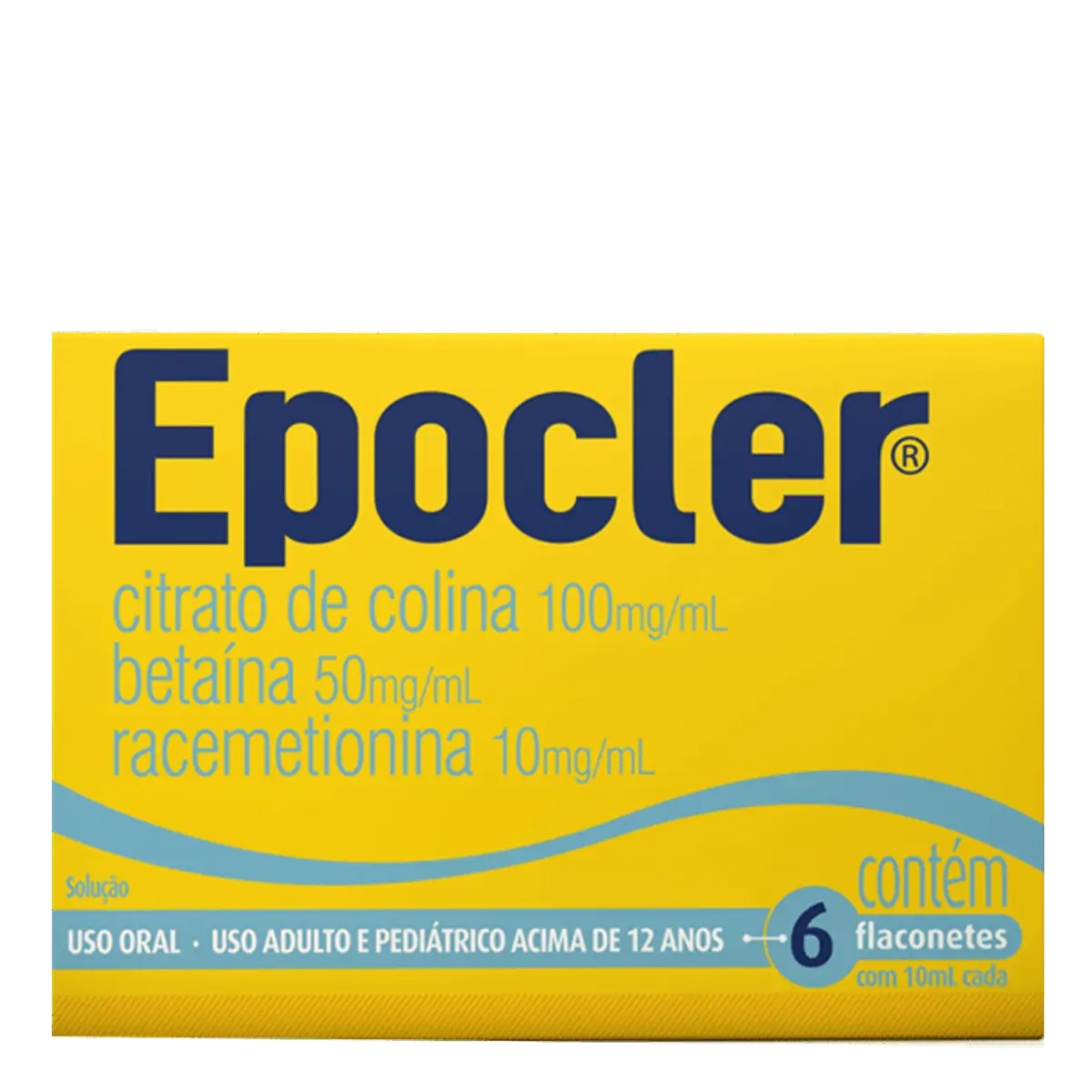 EPOCLER 100MG+50MG+10MG/ML SOLUCAO ORAL DISPLAY COM 6 FLACONETES DE 10ML