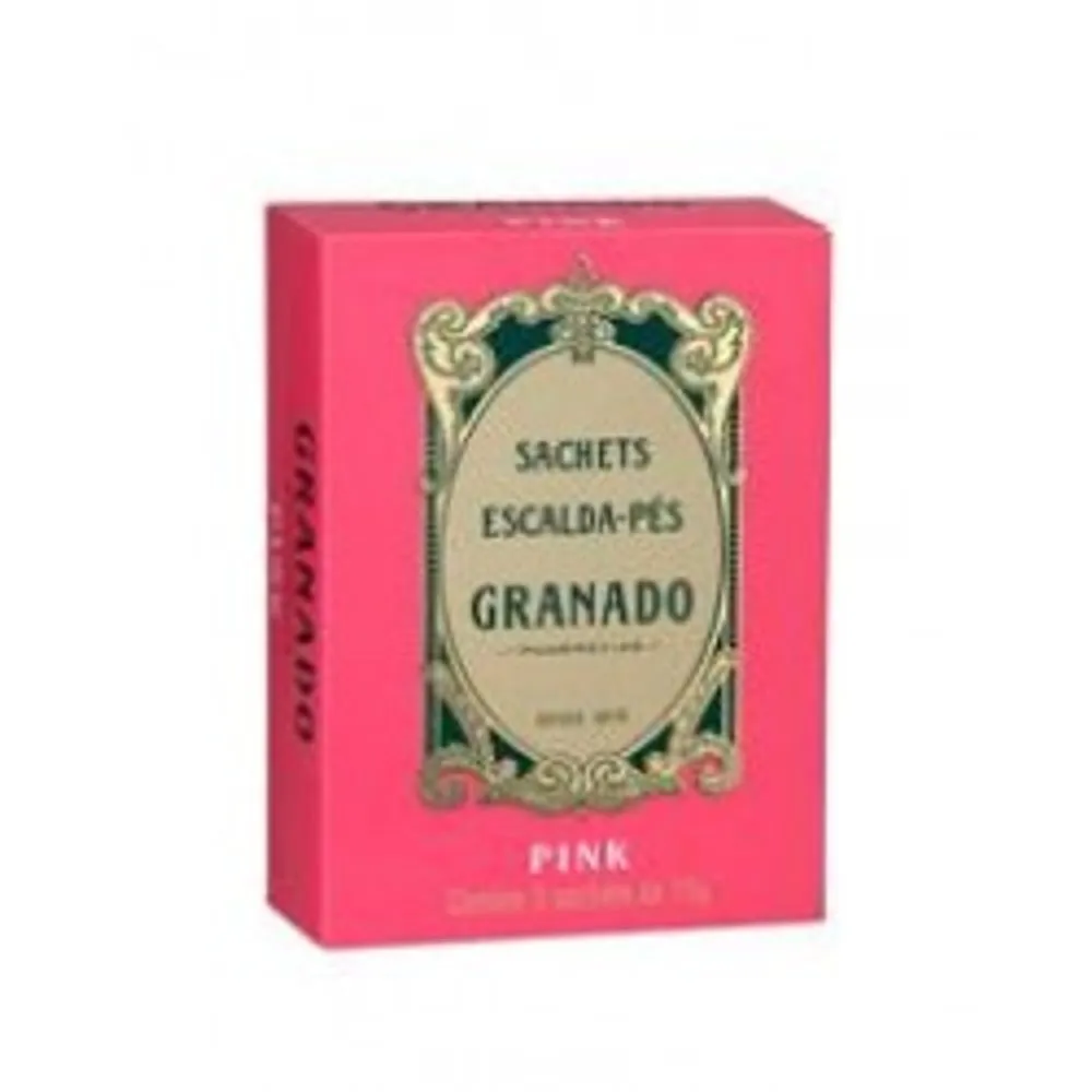 ESCALDA PES GRANADO PINK COM 5 SACHES DE 15G