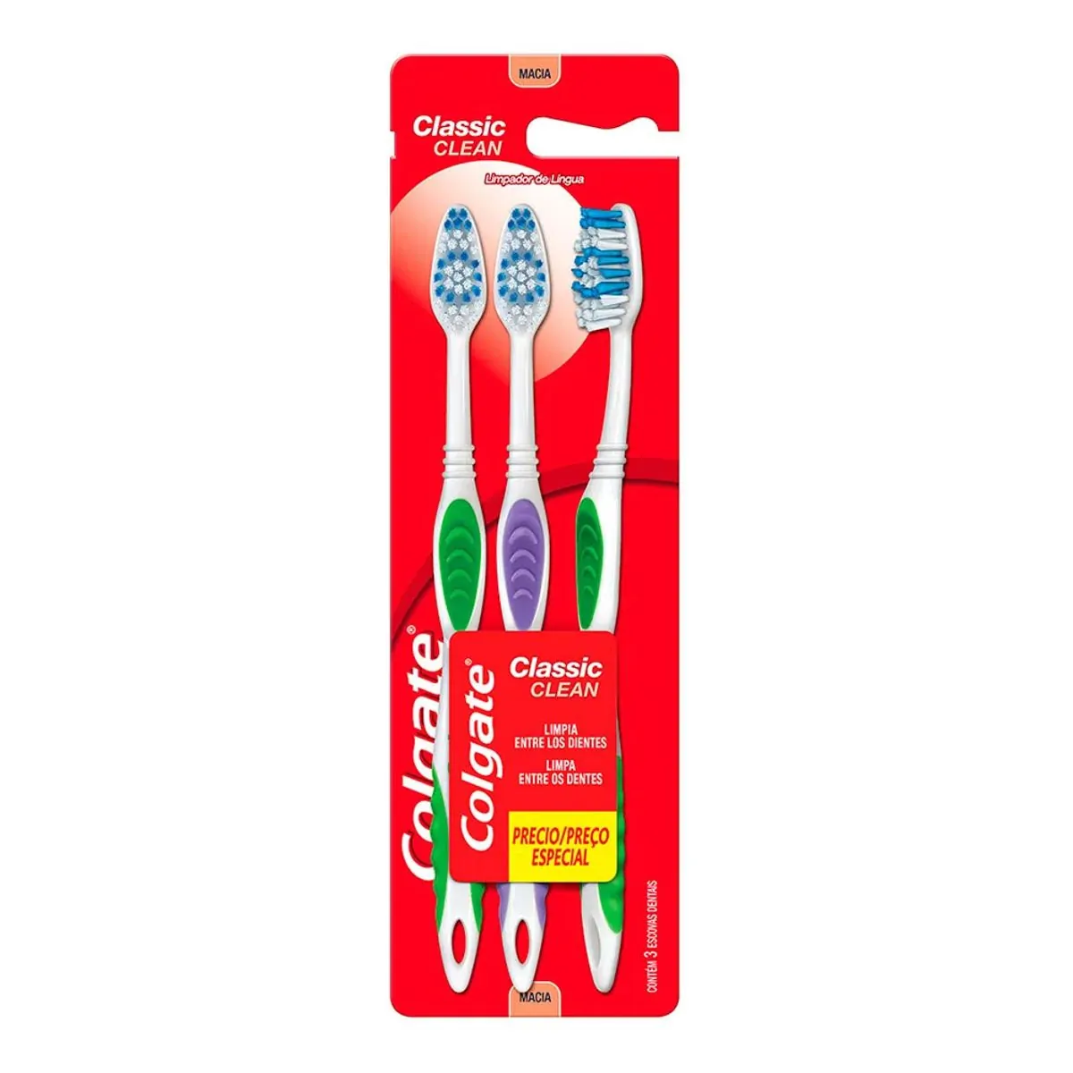 ESCOVA DENTAL COLGATE CLASSIC MACIA LEVE 3 PAGUE 2