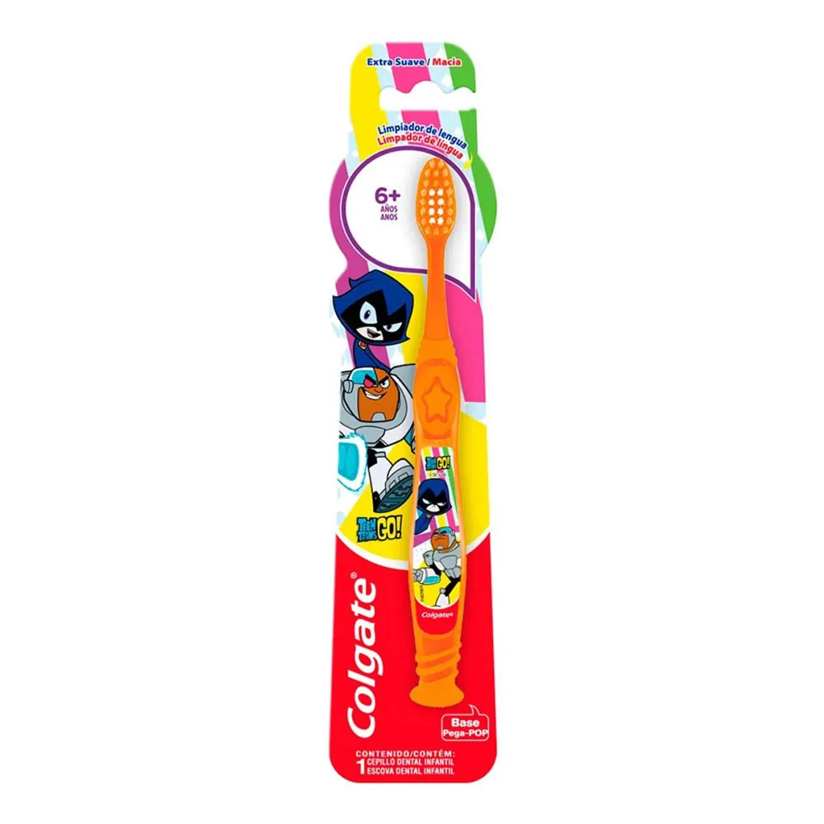 ESCOVA DENTAL COLGATE SMILES TEEN TITANS 6+ ANOS