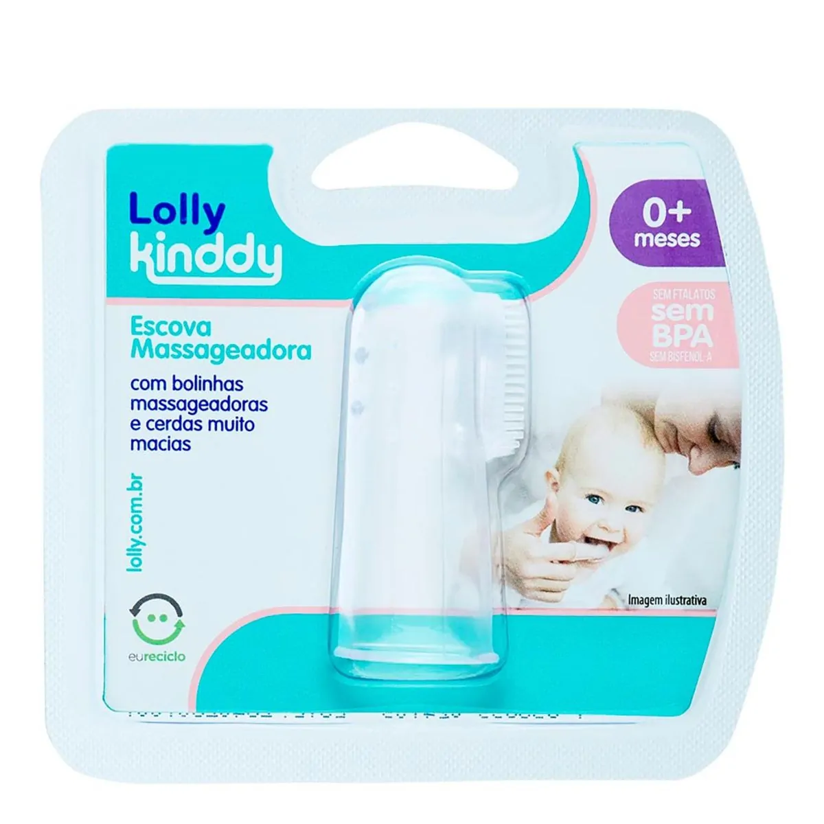ESCOVA MASSAGEADORA LOLLY NEUTRA