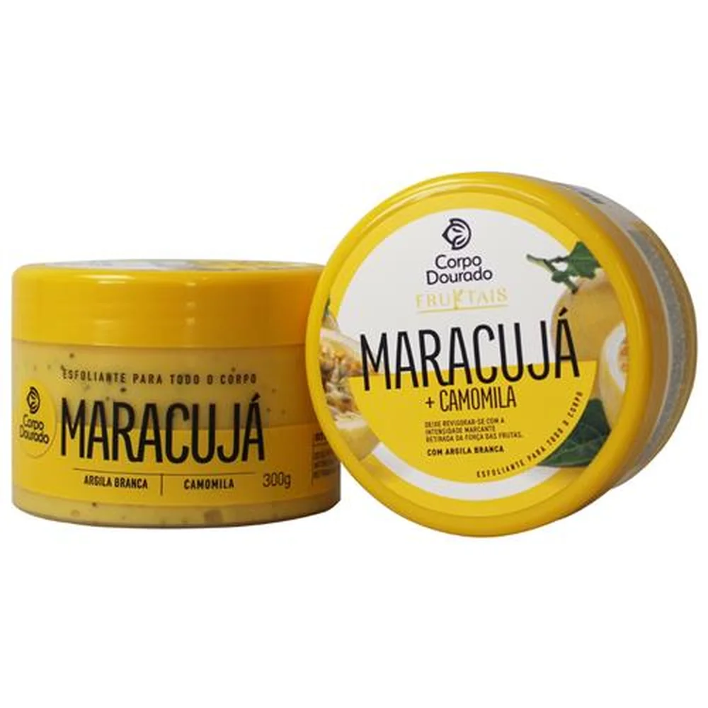 ESFOLIANTE CORPORAL CORPO DOURADO MARACUJA 150G