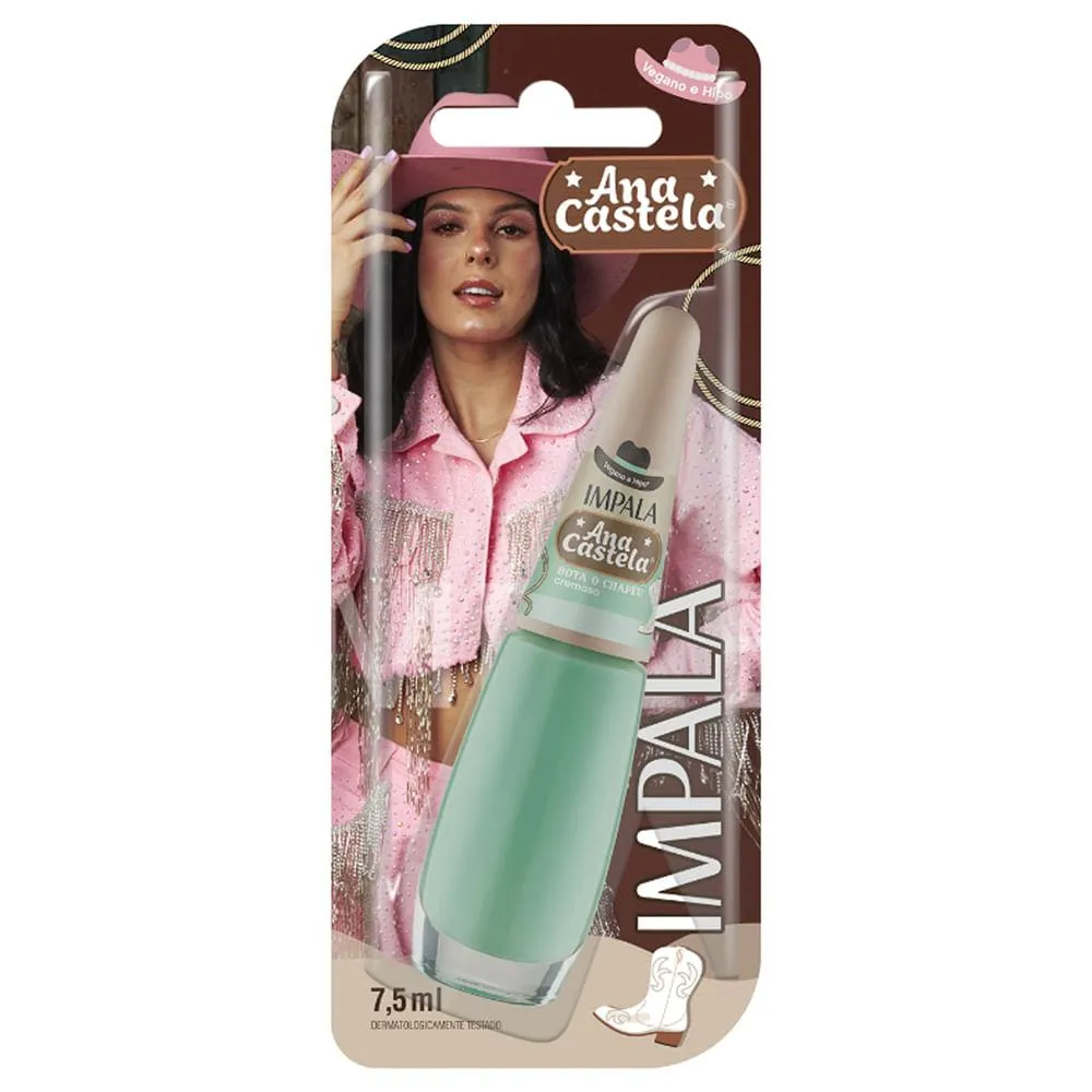 ESMALTE CREMOSO IMPALA ANA CASTELA BOTA O CHAPEU