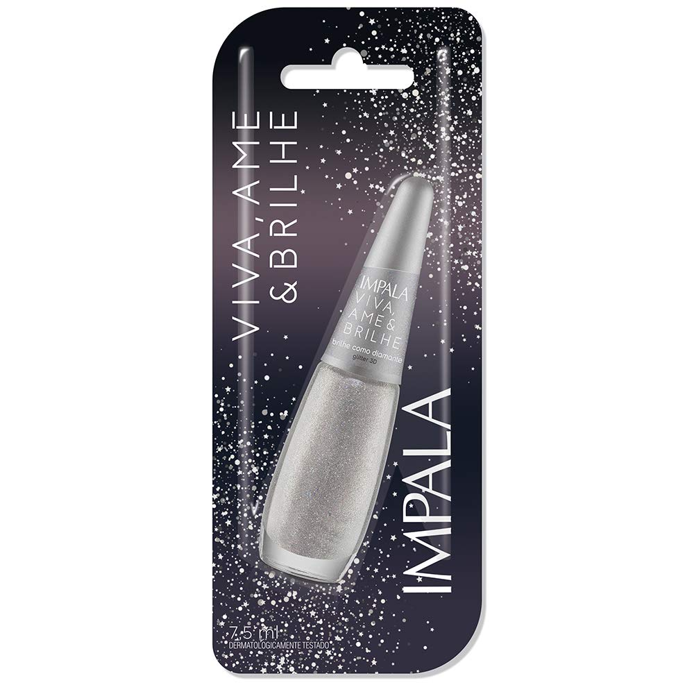 ESMALTE GLITTER 3D IMPALA BRILHE COMO DIAMANTE