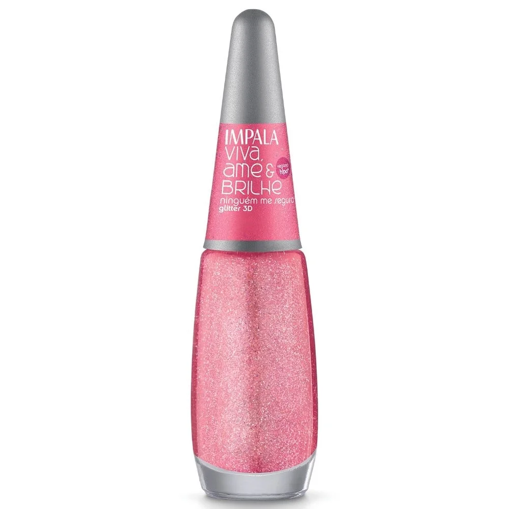 ESMALTE GLITTER 3D IMPALA NINGUEM ME SEGURA