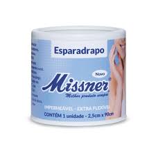 ESPARADRAPO IMPERMEAVEL BRANCO 2,5CMX0,90M