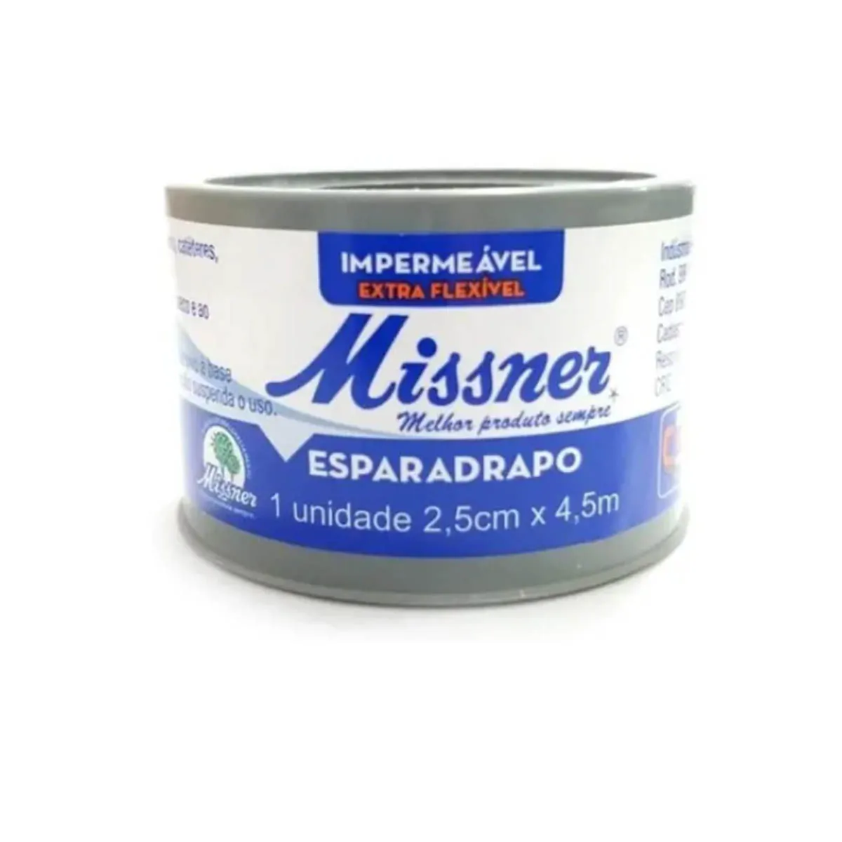 ESPARADRAPO IMPERMEAVEL BRANCO 2,5CMX4,5M