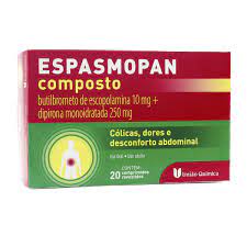 ESPASMOPAN COMPOSTO 10MG+250MG CAIXA COM 20 COMPRIMIDOS REVESTIDOS