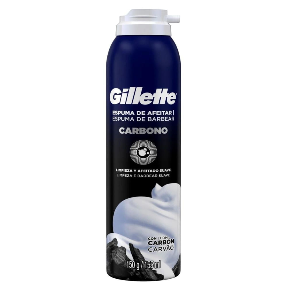Thumbnail de ESPUMA DE BARBEAR GILLETTE CARVAO 150G