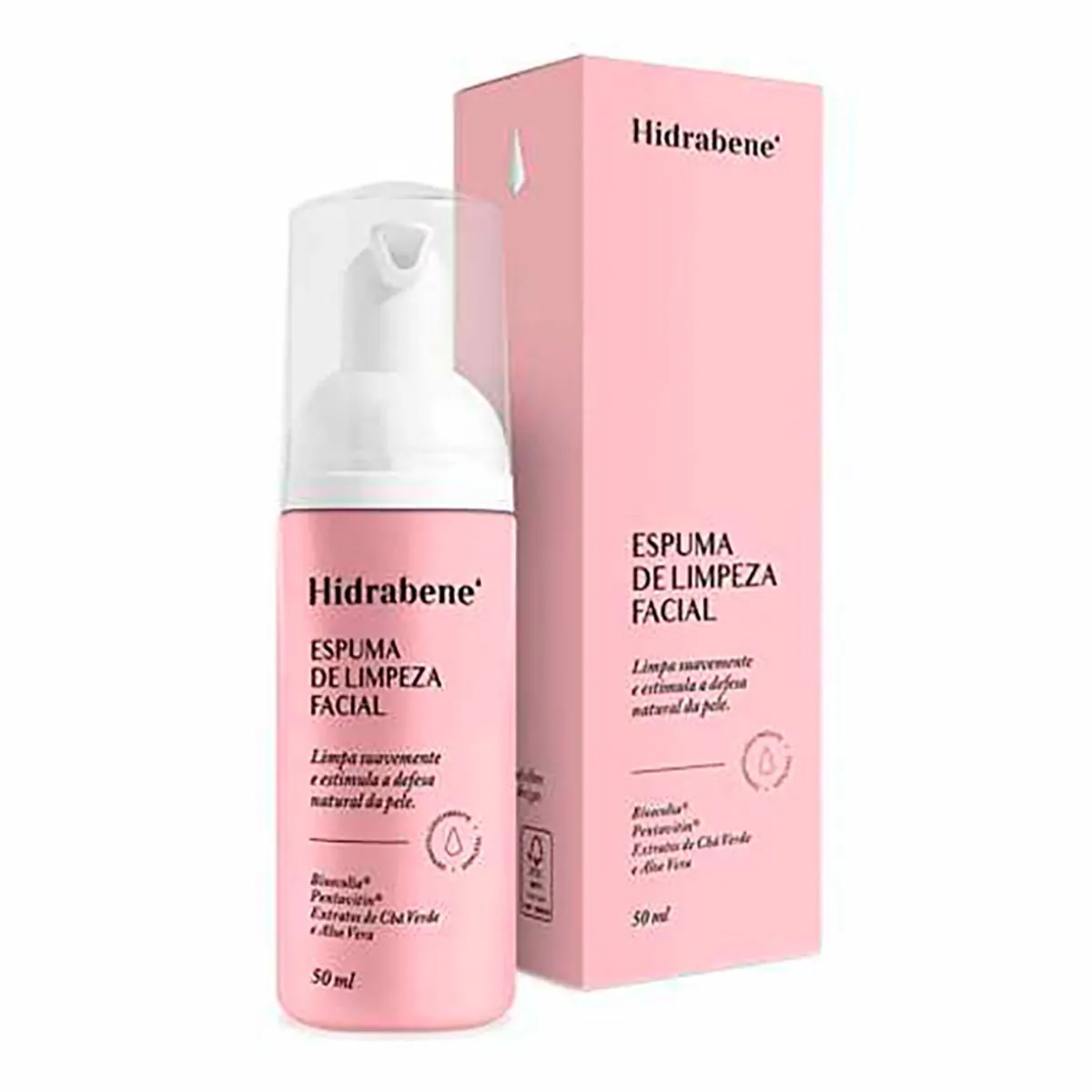 ESPUMA DE LIMPEZA FACIAL HIDRABENE 50ML