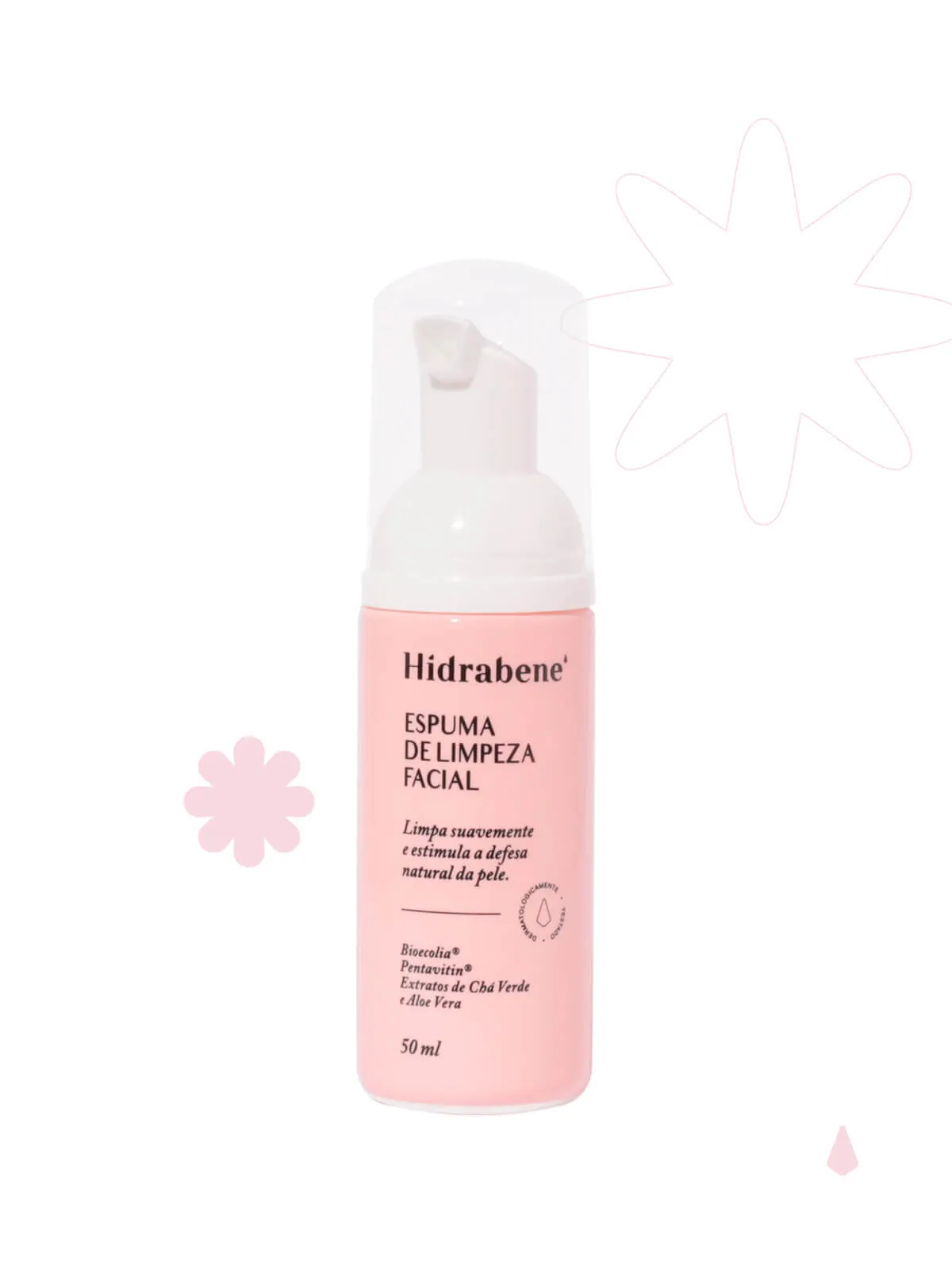 ESPUMA DE LIMPEZA FACIAL HIDRABENE GLUCONOLACTONA 100ML