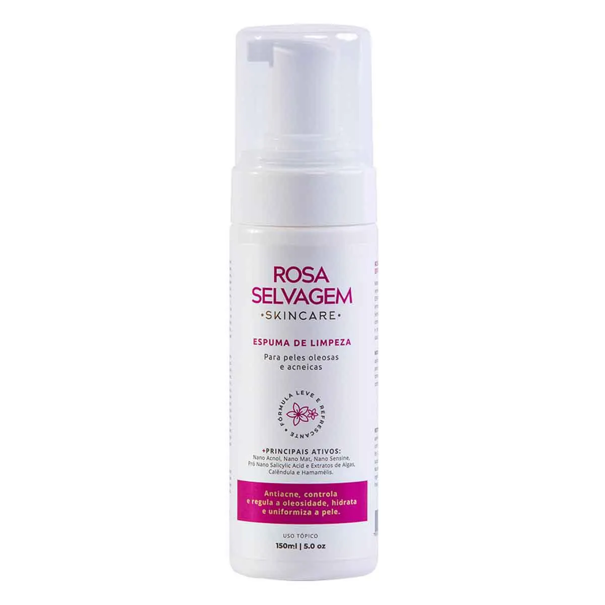 ESPUMA DE LIMPEZA ROSA SELVAGEM 150ML