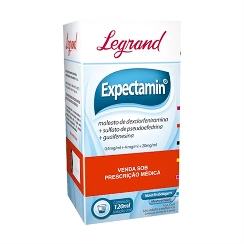 EXPECTAMIN 0,4MG+4MG+20MG XAROPE FRASCO COM 120ML