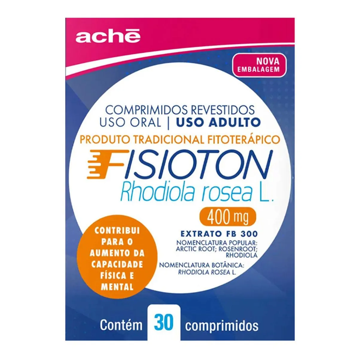 FISIOTON 400MG CAIXA COM 30 COMPRIMIDOS REVESTIDOS