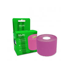 FITA DE KINESIOLOGIA MULTILASER ROSA 5CM X 5M