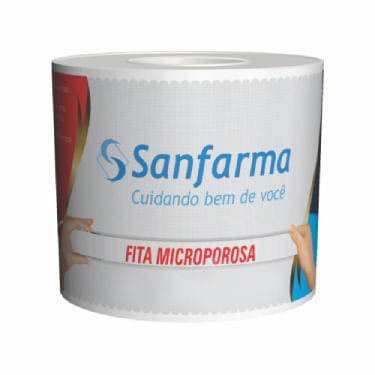 FITA MICROPOROSA SANFARMA 50MM X 4,5M