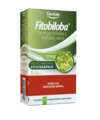 FITOBILOBA 80MG GEOLAB CAIXA COM 30 COMPRIMIDOS REVESTIDOS