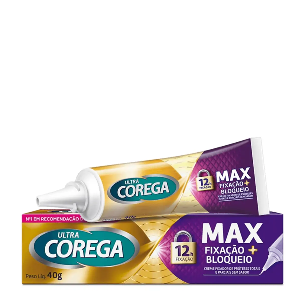 FIXADOR DE DENTADURA COREGA ULTRA CREME SEM SABOR 40G