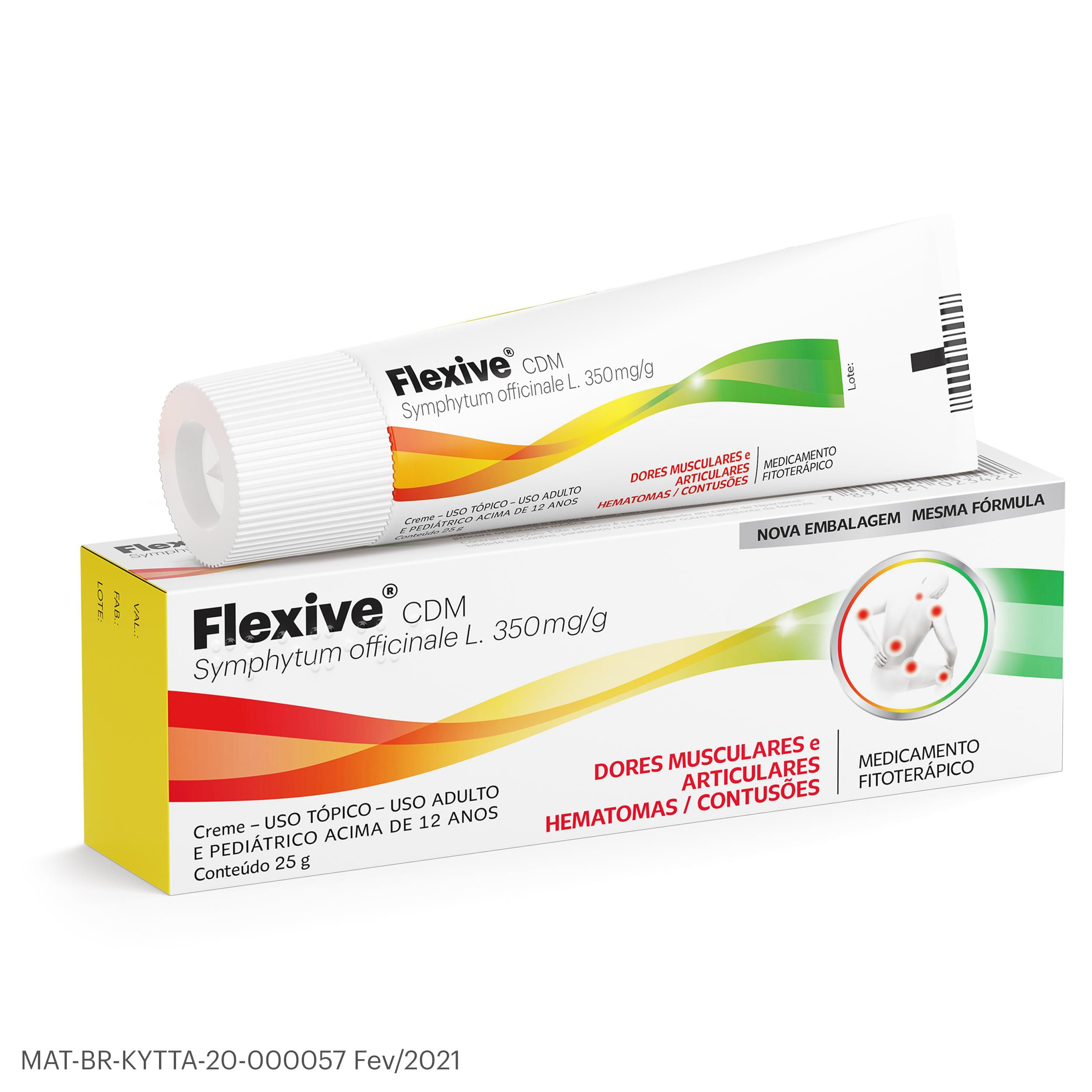 FLEXIVE CDM 350MG/G CREME DERMATOLOGICO BISNAGA COM 25G