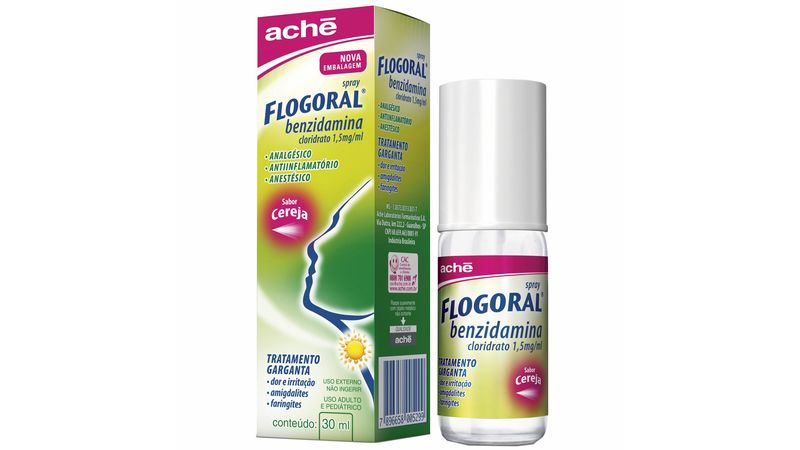FLOGORAL COLUTORIO NEBULIZADOR SABOR CEREJA 30ML