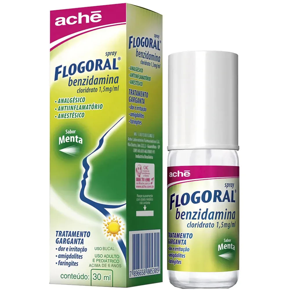 FLOGORAL COLUTORIO NEBULIZADOR SABOR MENTA 30ML