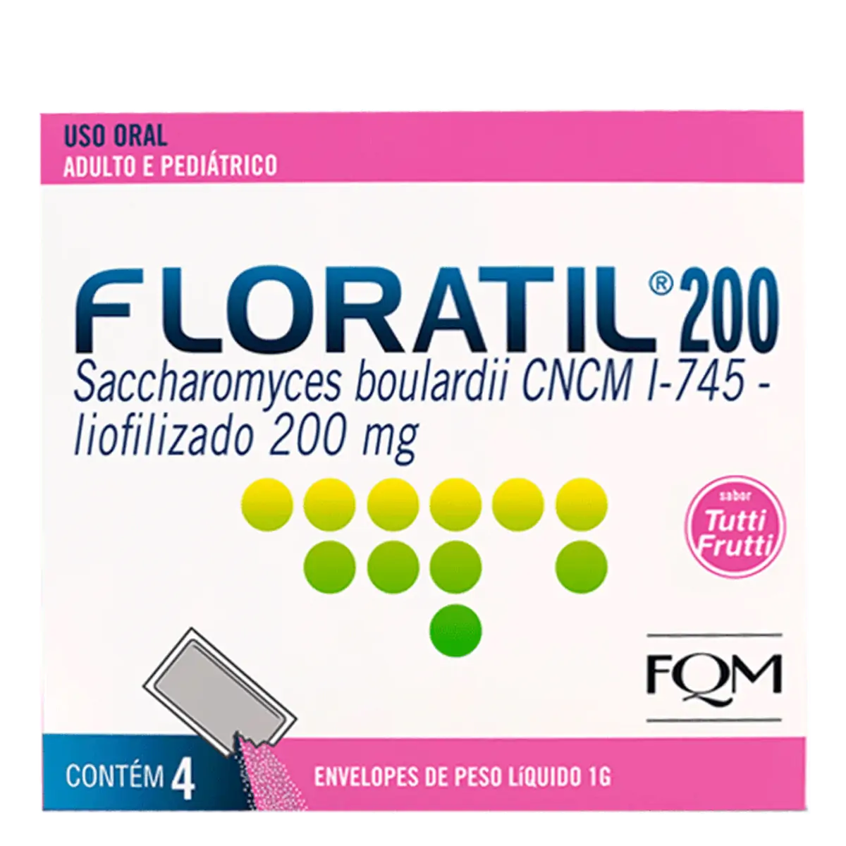 FLORATIL 200MG/G PO ORAL 4 ENVELOPES DE 1G