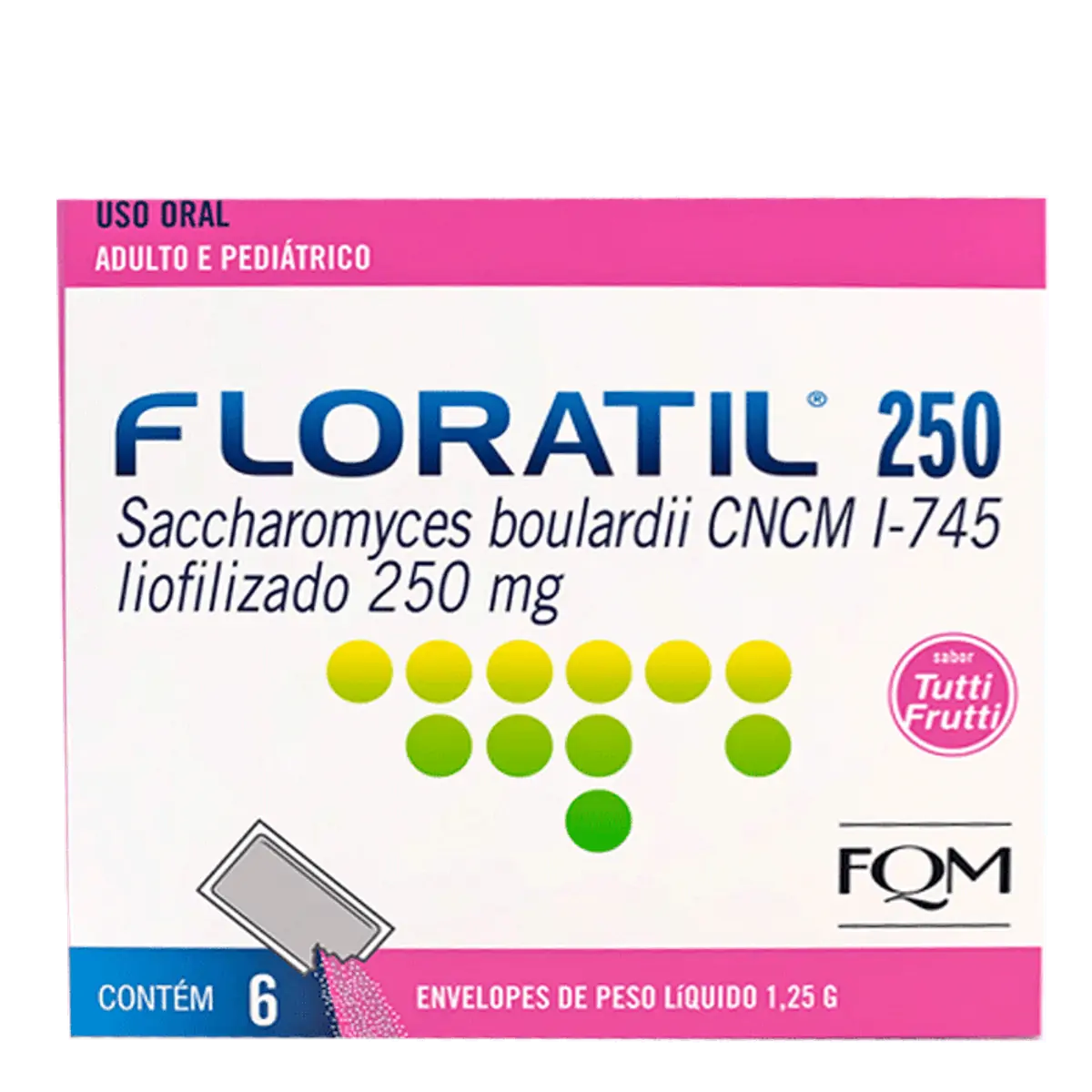 Thumbnail de FLORATIL 250MG/G PO 6 ENVELOPES