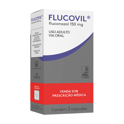 FLUCOVIL 150MG MEDQUIMICA CAIXA COM 2 CAPSULAS