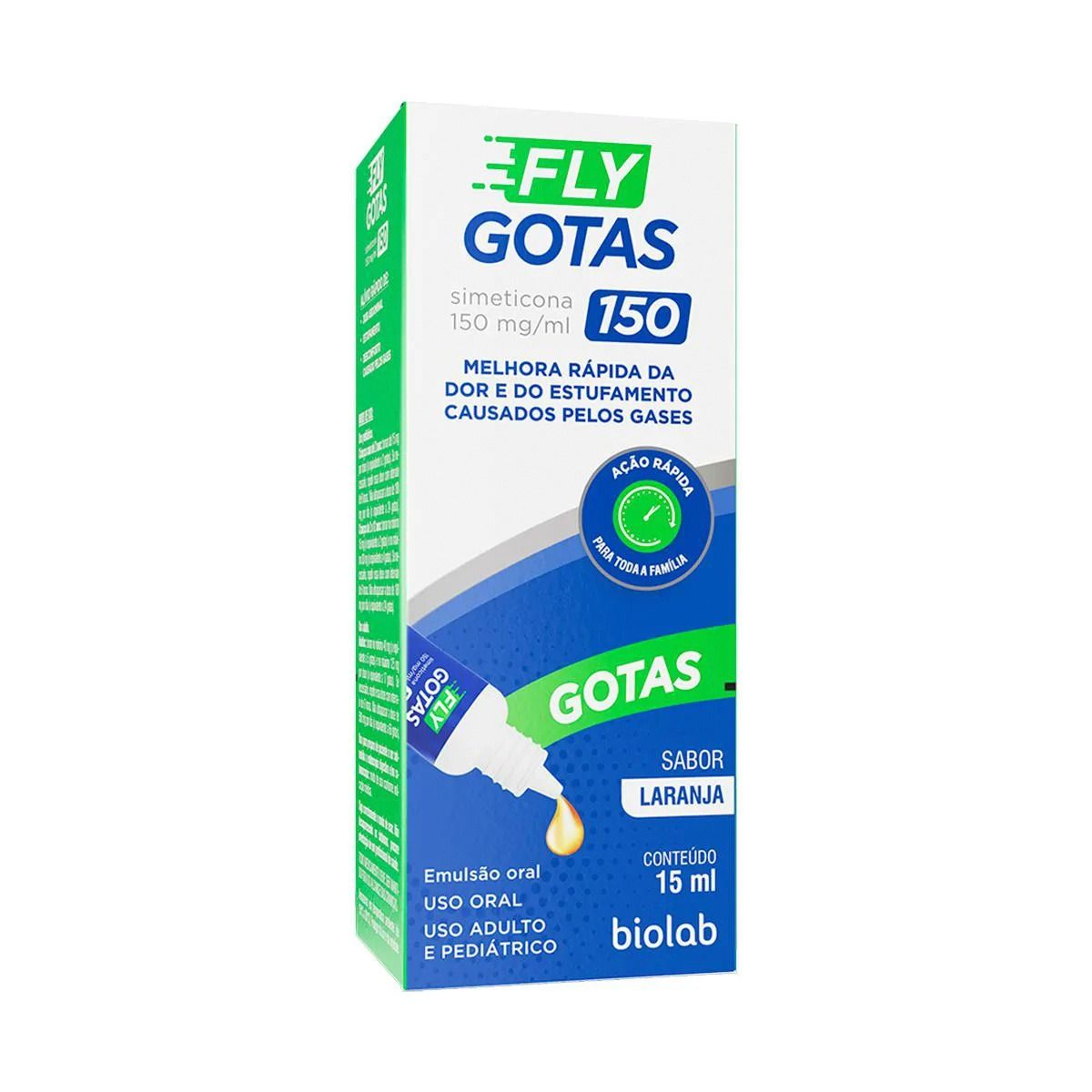 FLY GOTAS 150MG SABOR LARANJA 15ML