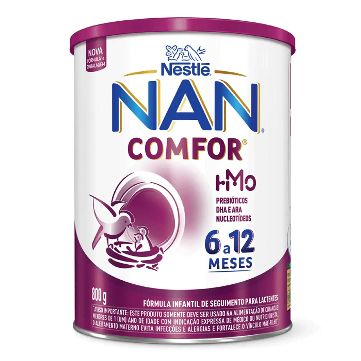 FORMULA INFANTIL NAN COMFOR 2 6 A 12 MESES 800G