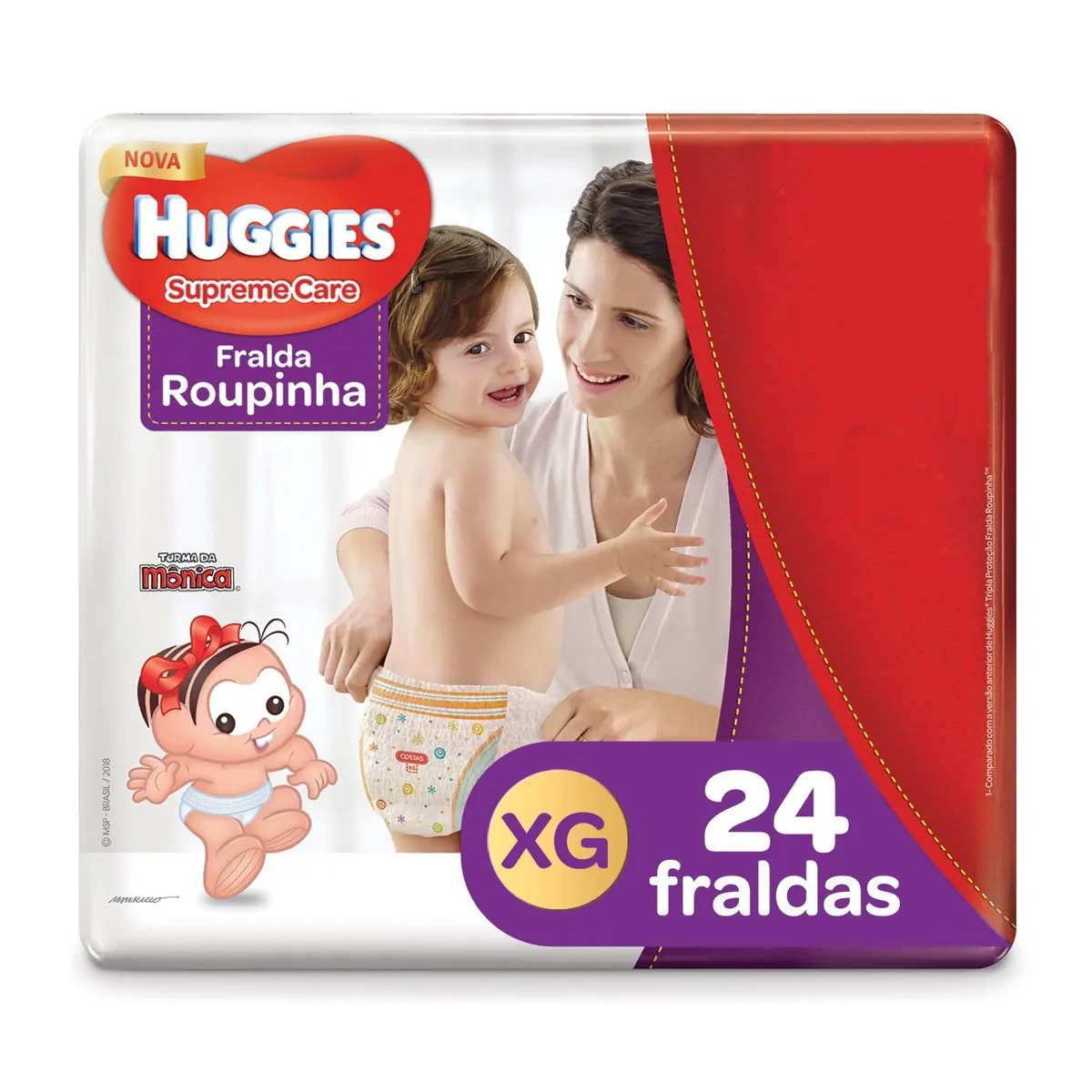 Thumbnail de FRALDA DESCARTAVEL HUGGIES SHORTINHO SUPREME CARE TAMANHO XG COM 24 UNIDADES